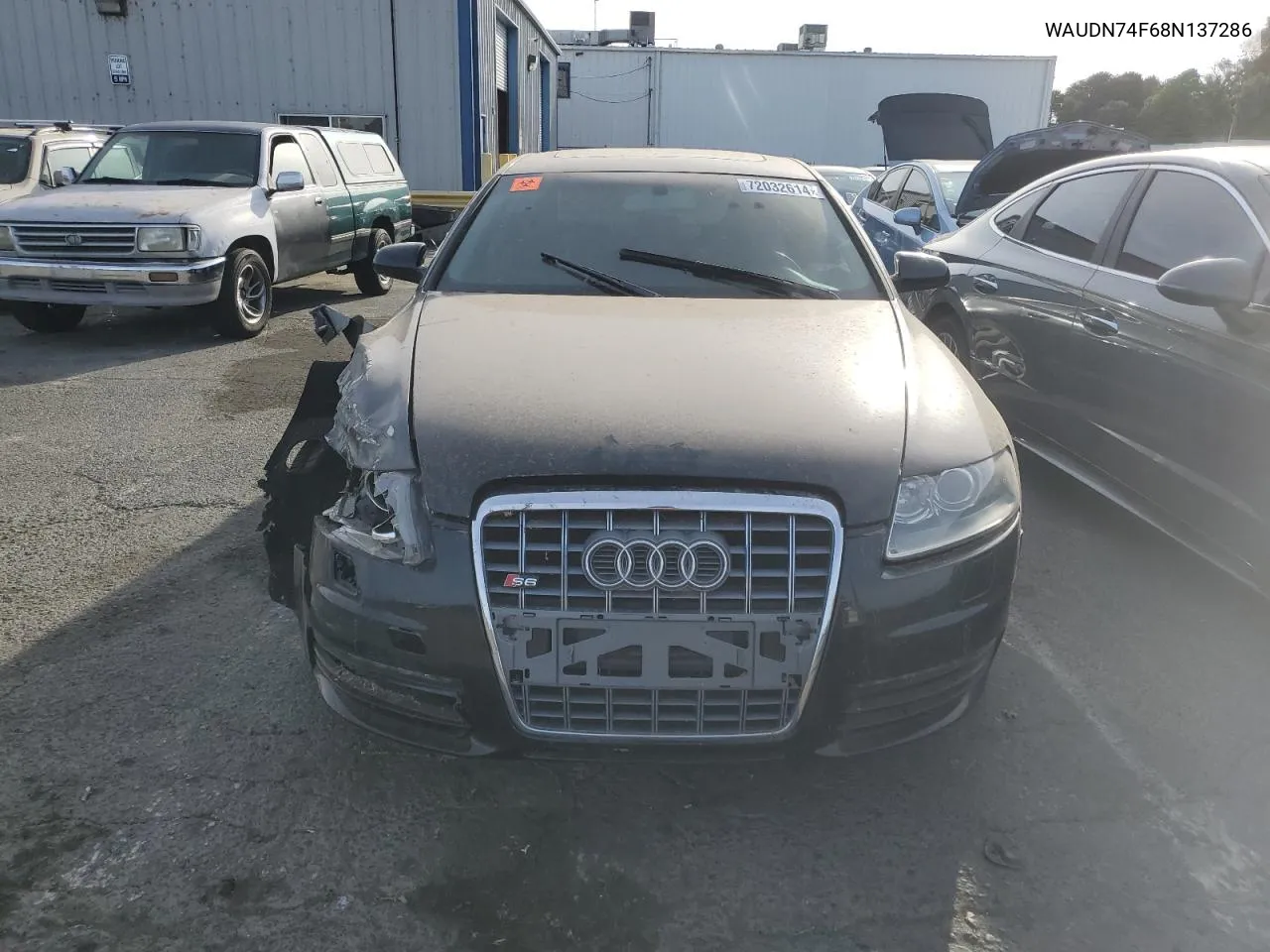 2008 Audi S6 Quattro VIN: WAUDN74F68N137286 Lot: 72032614