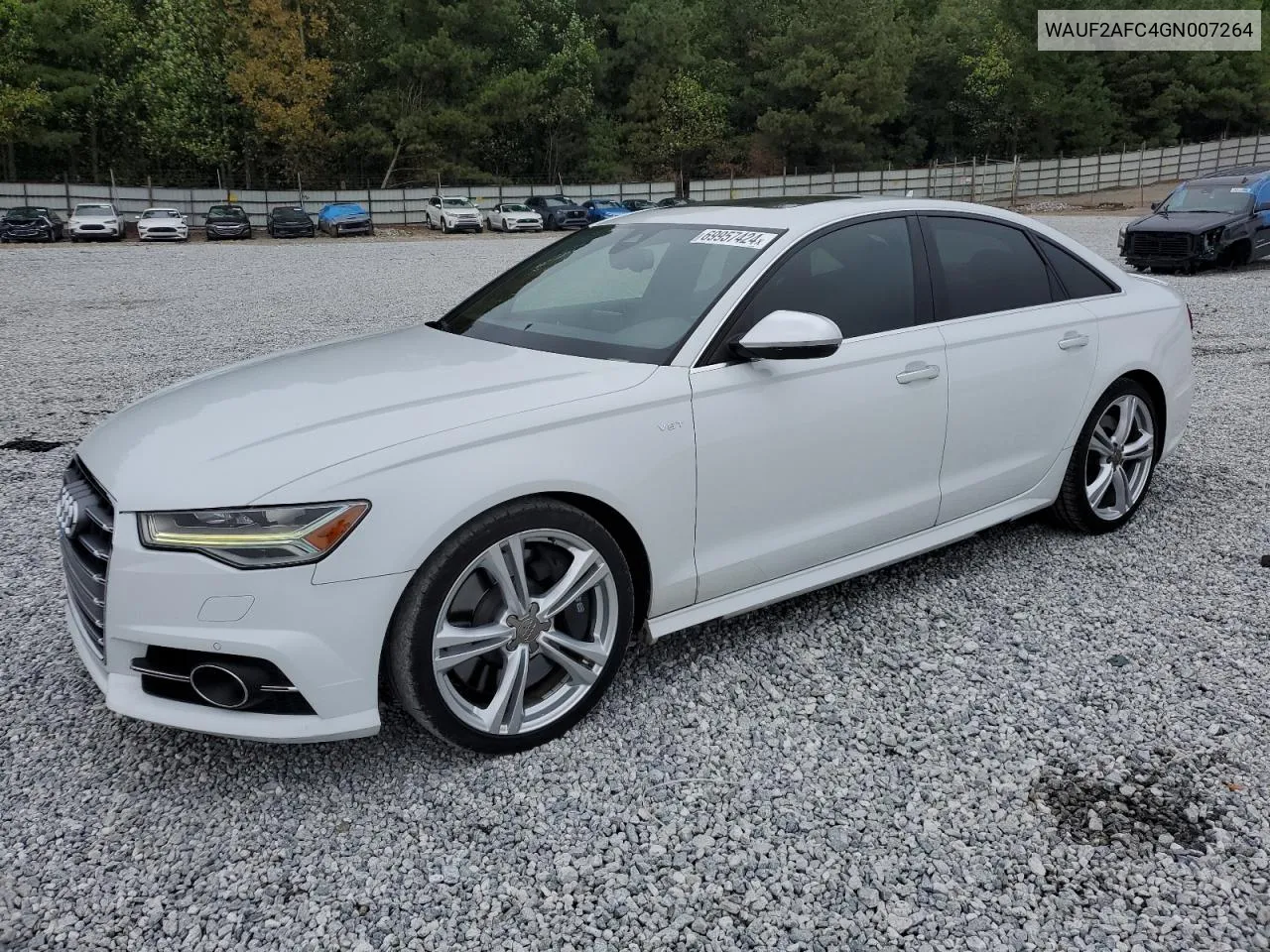 2016 Audi S6 Premium Plus VIN: WAUF2AFC4GN007264 Lot: 69957424