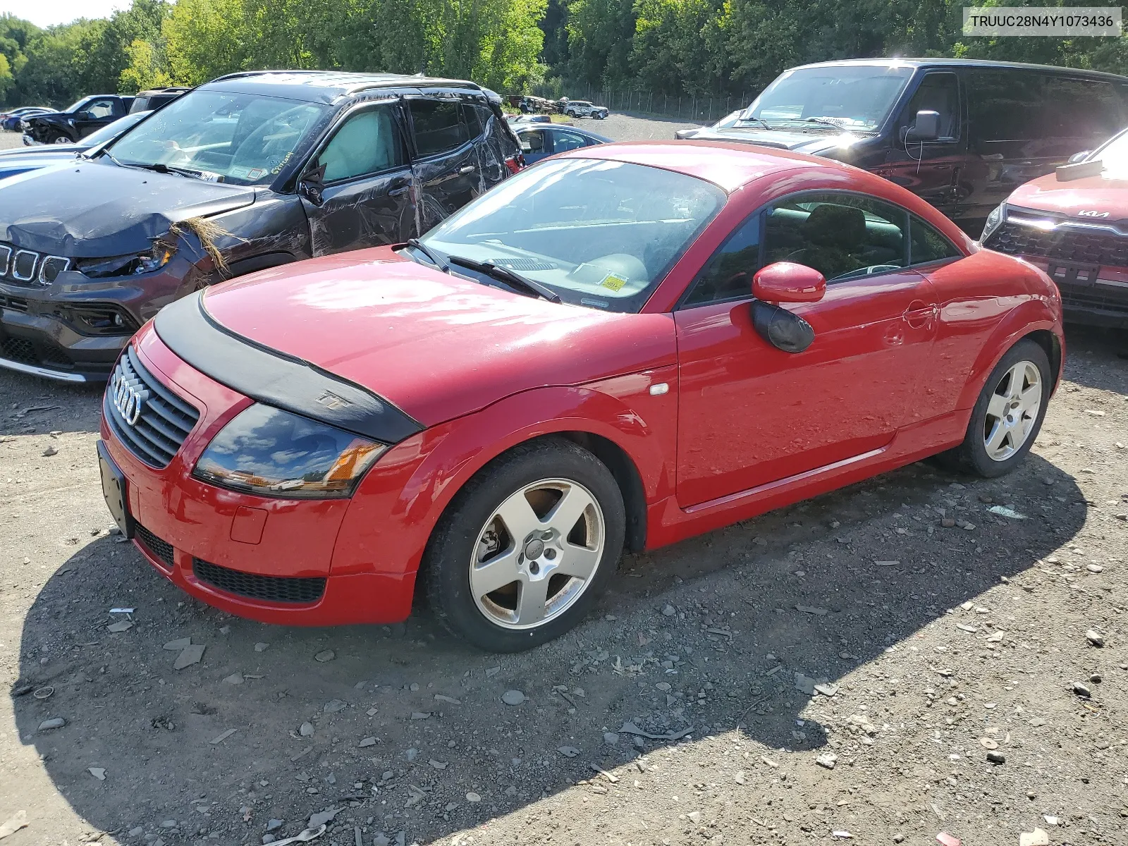 2000 Audi Tt Quattro VIN: TRUUC28N4Y1073436 Lot: 68045574