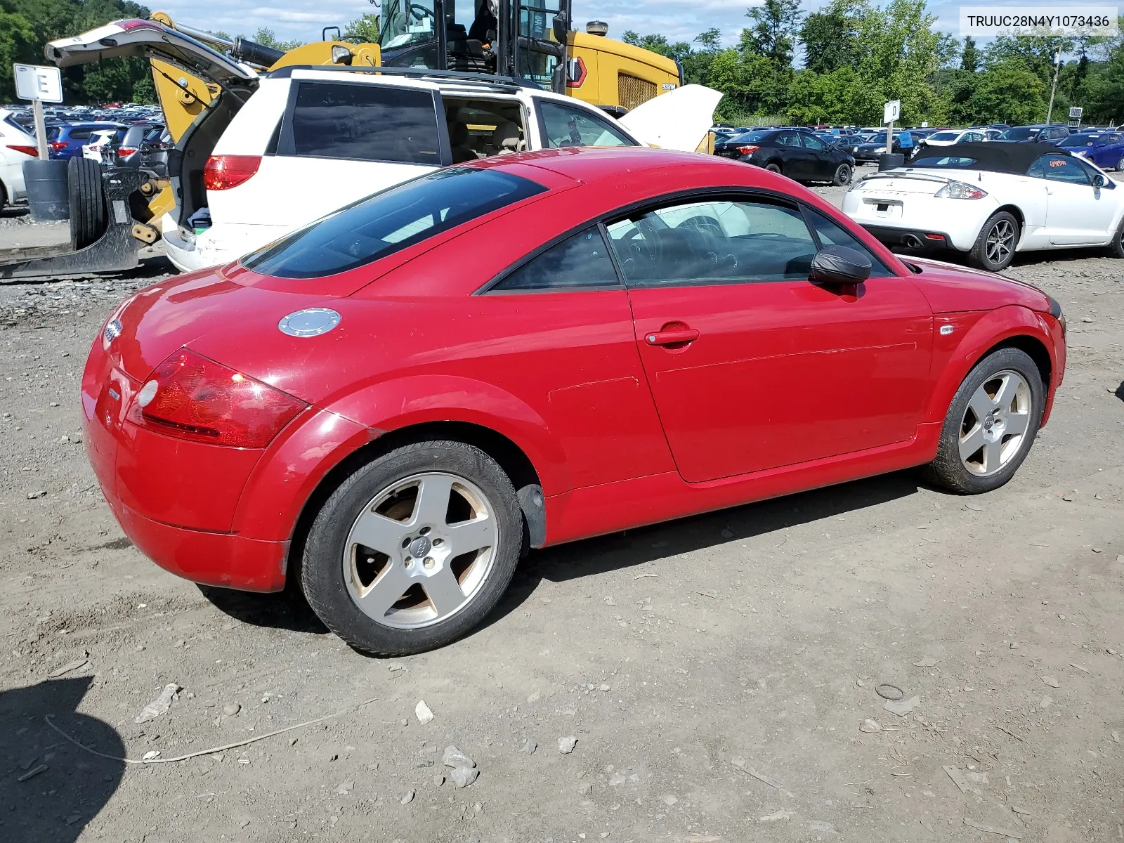 2000 Audi Tt Quattro VIN: TRUUC28N4Y1073436 Lot: 68045574