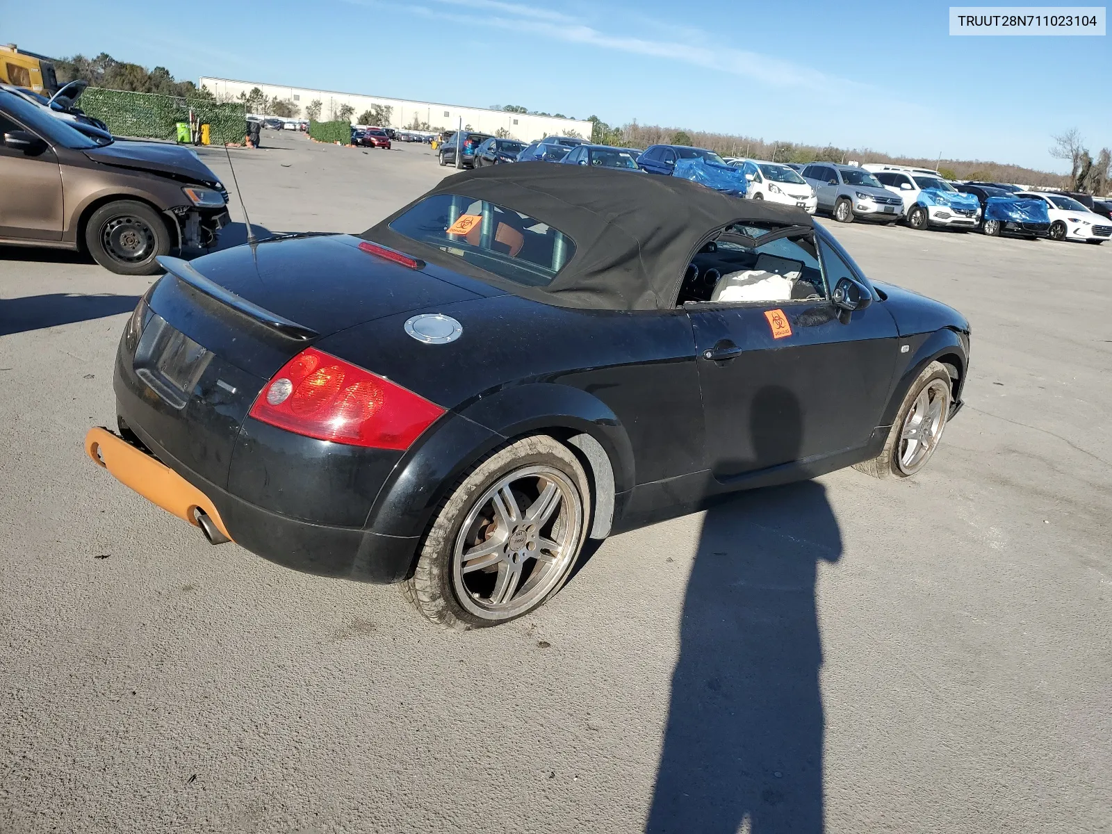 2001 Audi Tt Quattro VIN: TRUUT28N711023104 Lot: 62392174