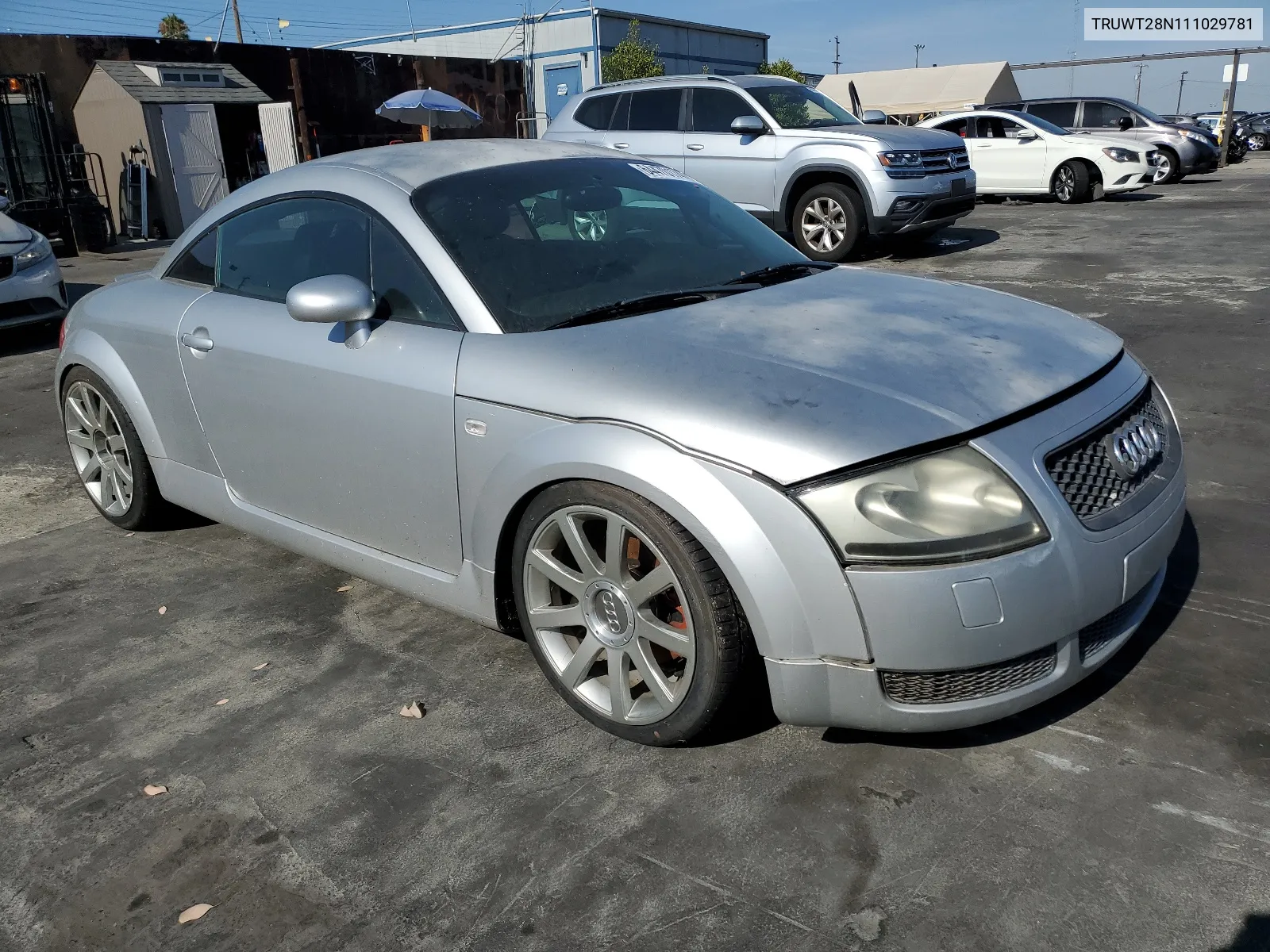 2001 Audi Tt Quattro VIN: TRUWT28N111029781 Lot: 64470174