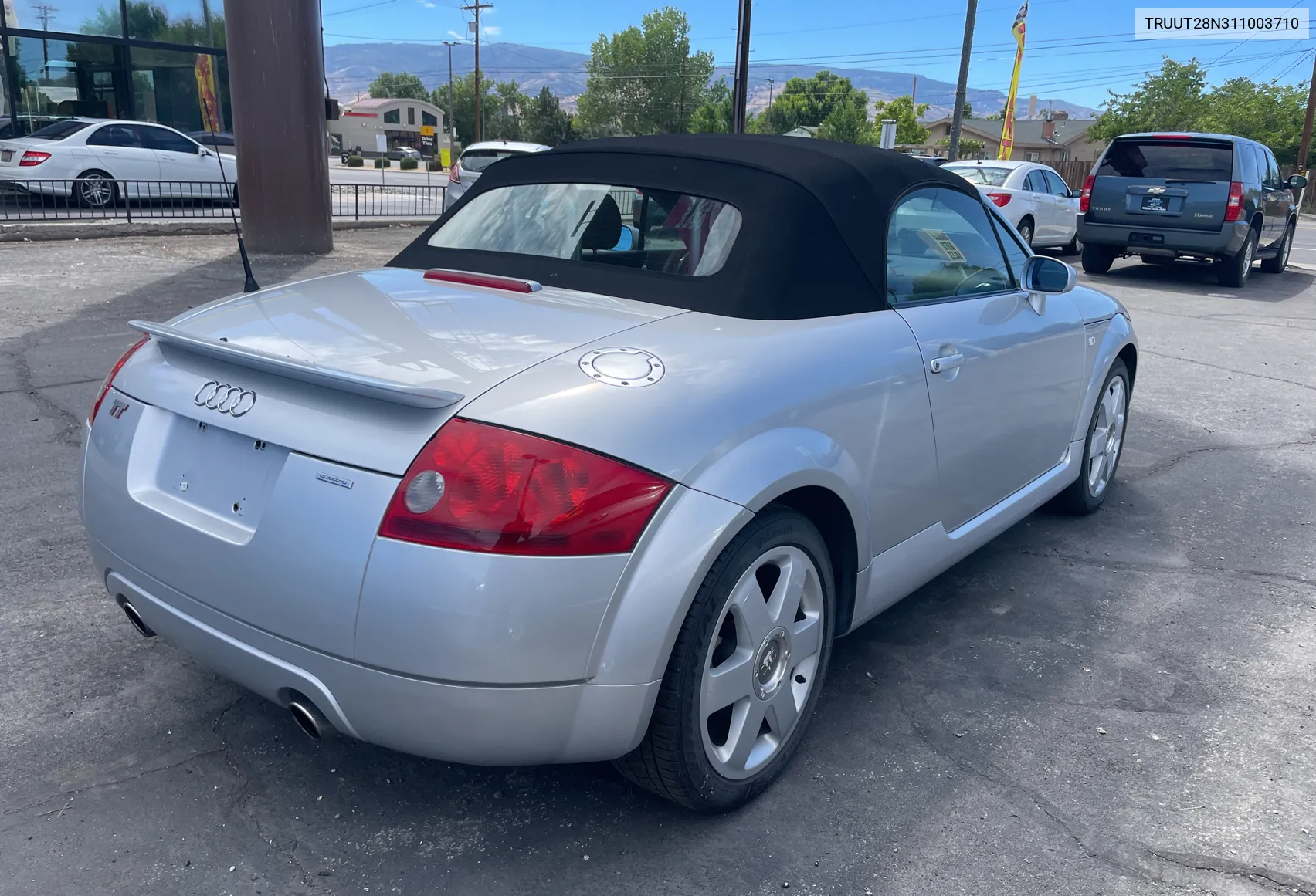 2001 Audi Tt Quattro VIN: TRUUT28N311003710 Lot: 68568384