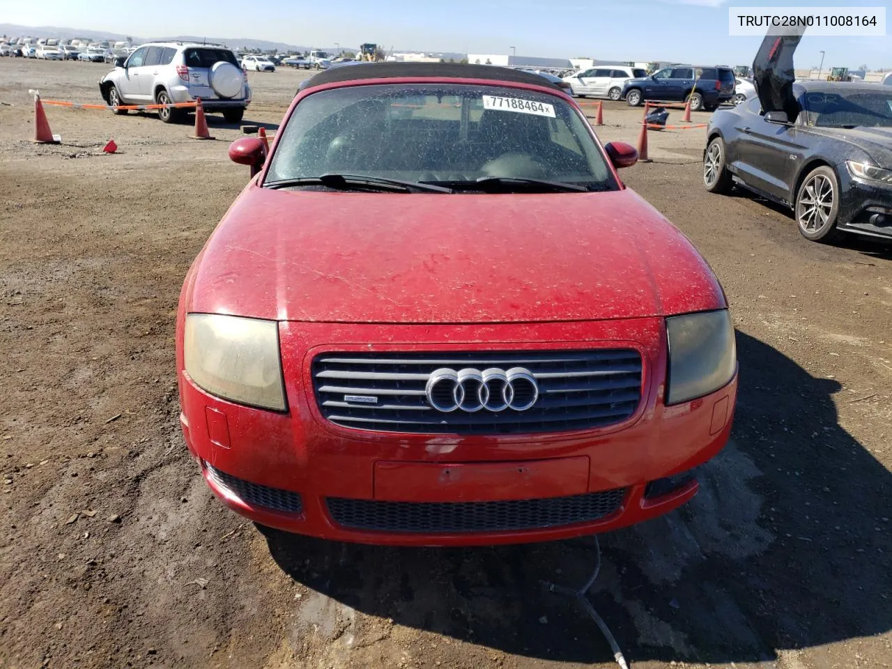 2001 Audi Tt VIN: TRUTC28N011008164 Lot: 77188464