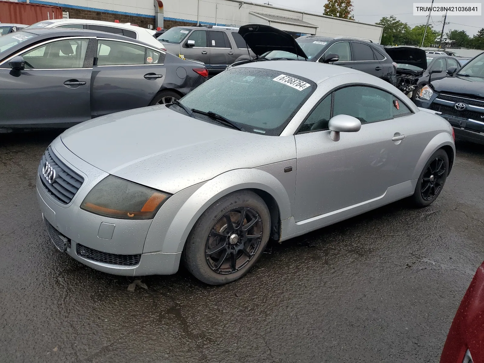 2002 Audi Tt Quattro VIN: TRUWC28N421036841 Lot: 67368764