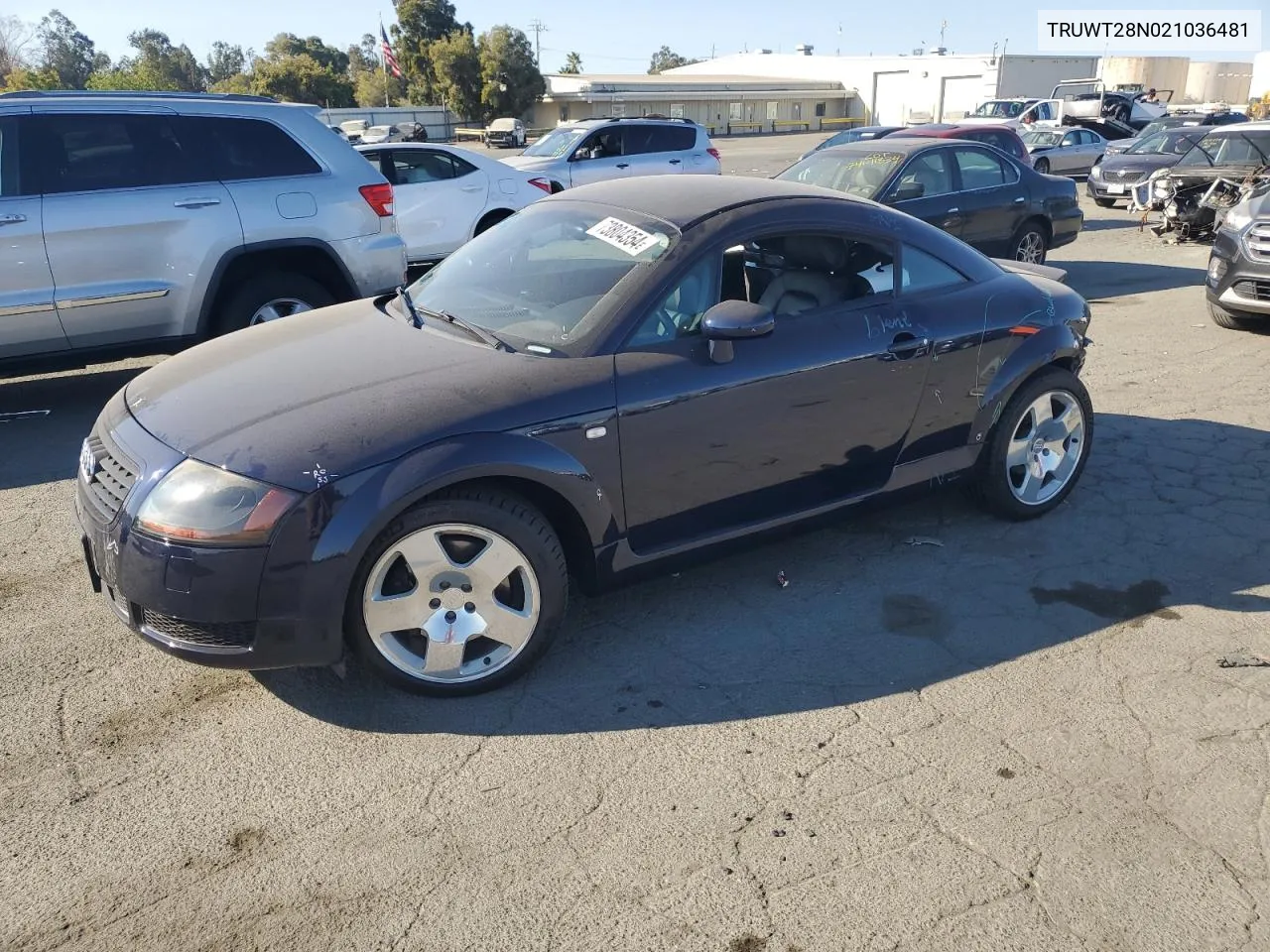 TRUWT28N021036481 2002 Audi Tt Quattro