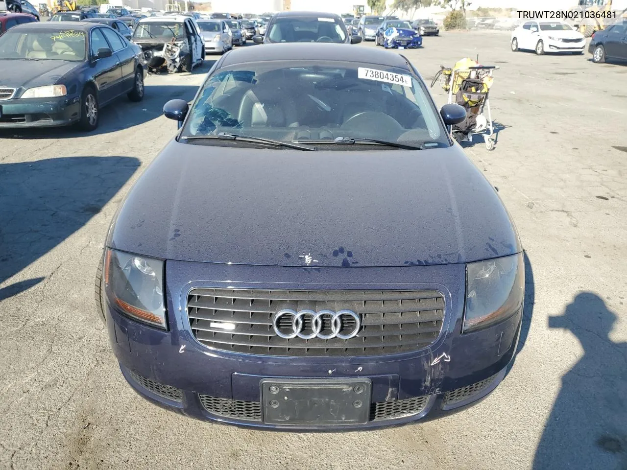 TRUWT28N021036481 2002 Audi Tt Quattro