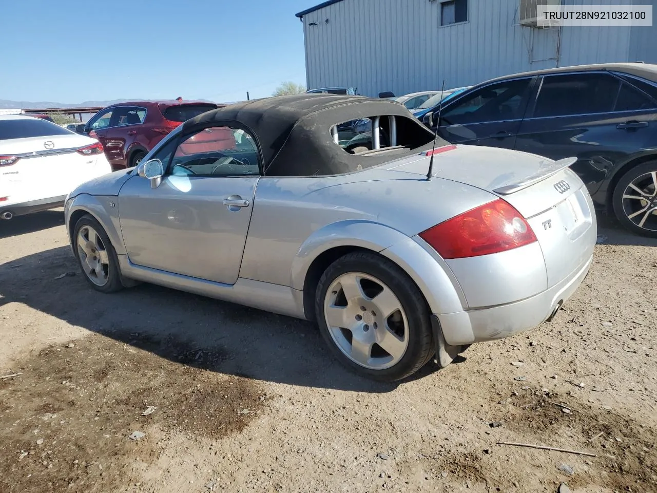 2002 Audi Tt Quattro VIN: TRUUT28N921032100 Lot: 83410504
