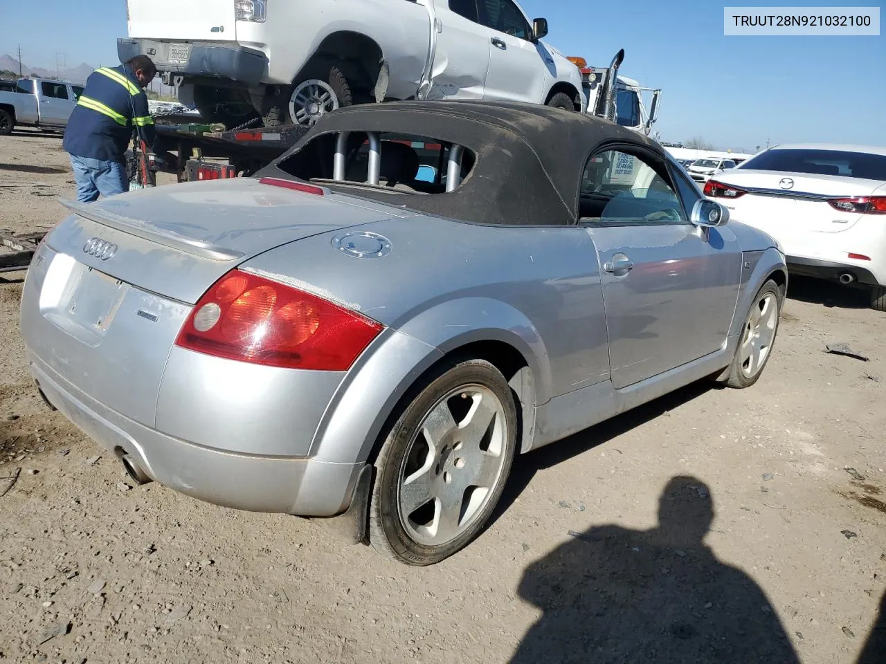2002 Audi Tt Quattro VIN: TRUUT28N921032100 Lot: 83410504