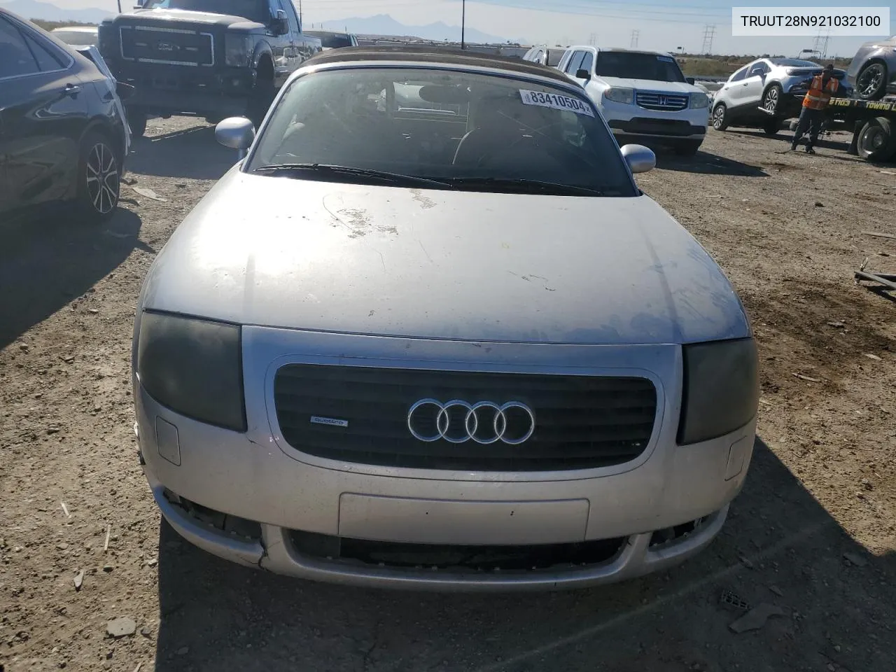 2002 Audi Tt Quattro VIN: TRUUT28N921032100 Lot: 83410504