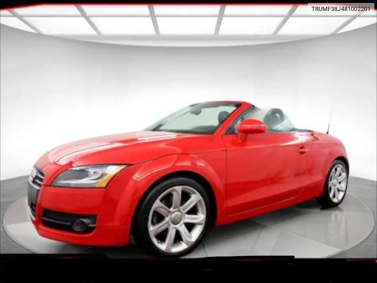 2008 Audi Tt 2.0T VIN: TRUMF38J481002201 Lot: 42875645