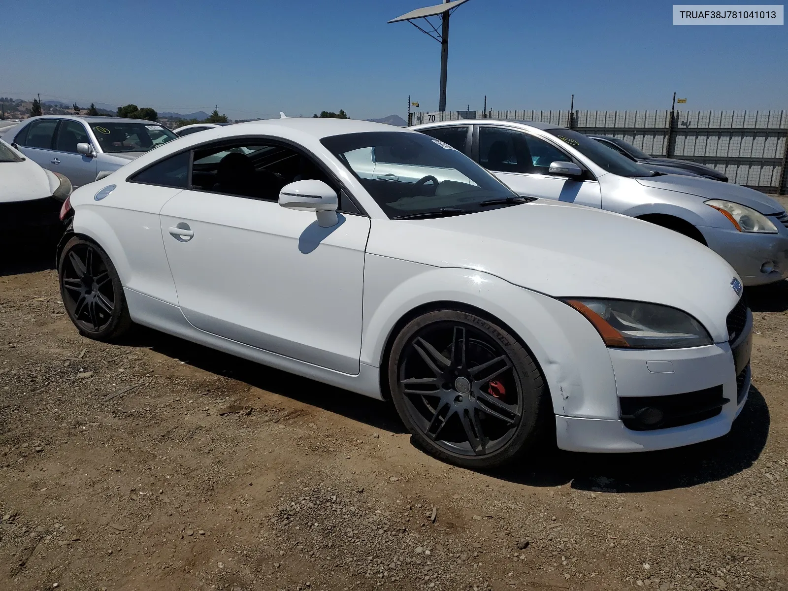 2008 Audi Tt 2.0T VIN: TRUAF38J781041013 Lot: 66732224