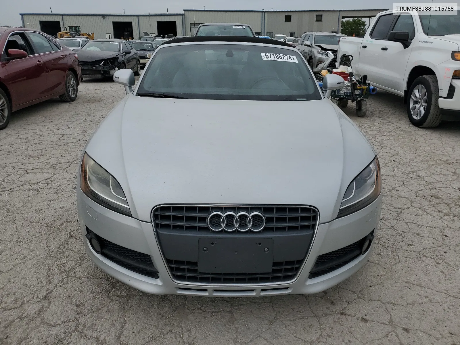 2008 Audi Tt 2.0T VIN: TRUMF38J881015758 Lot: 67186274