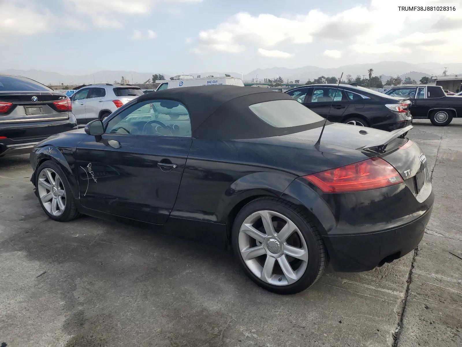 2008 Audi Tt 2.0T VIN: TRUMF38J881028316 Lot: 68265484