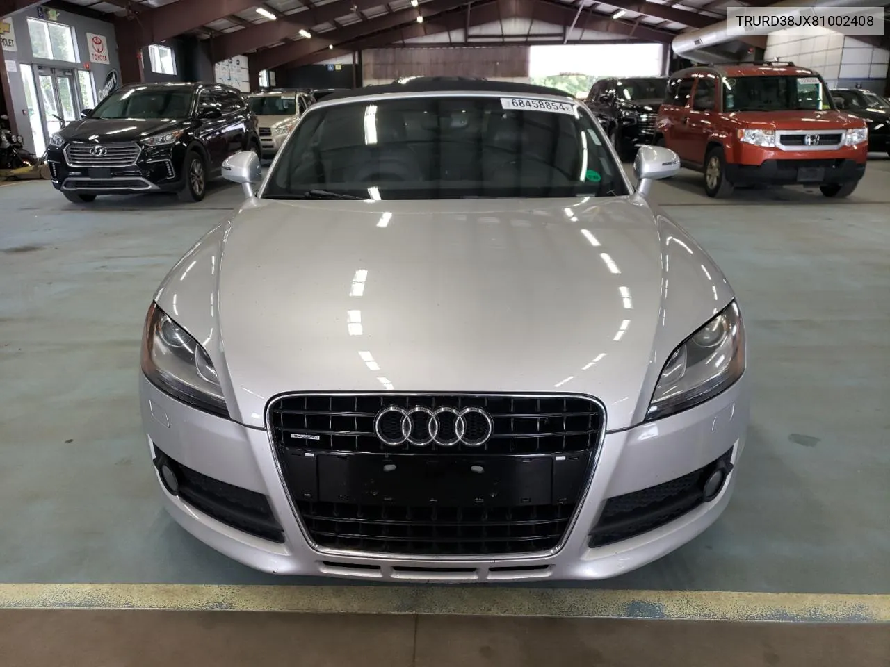 2008 Audi Tt 3.2 Quattro VIN: TRURD38JX81002408 Lot: 68458854