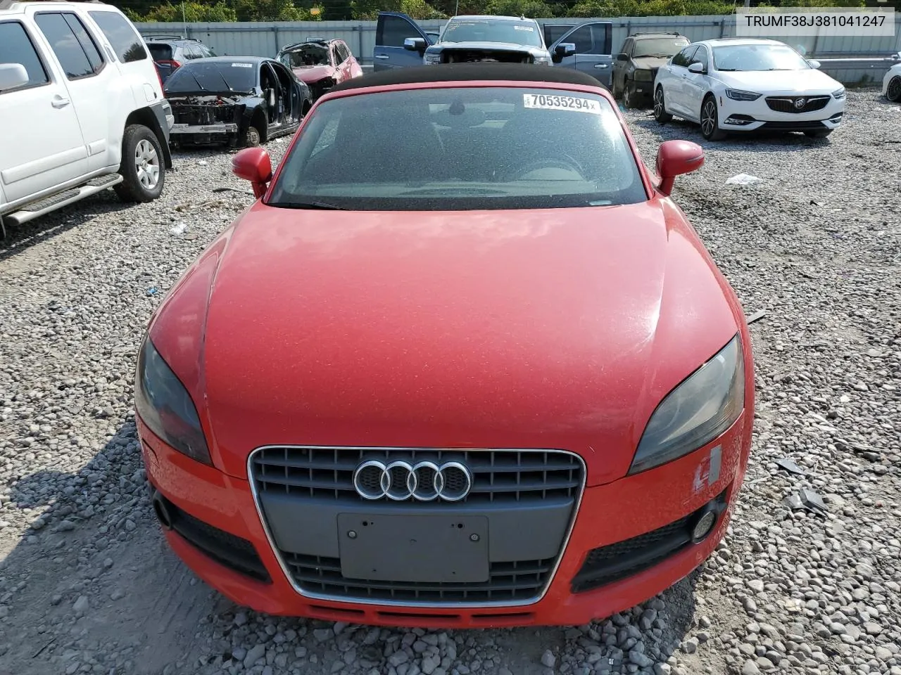 TRUMF38J381041247 2008 Audi Tt 2.0T