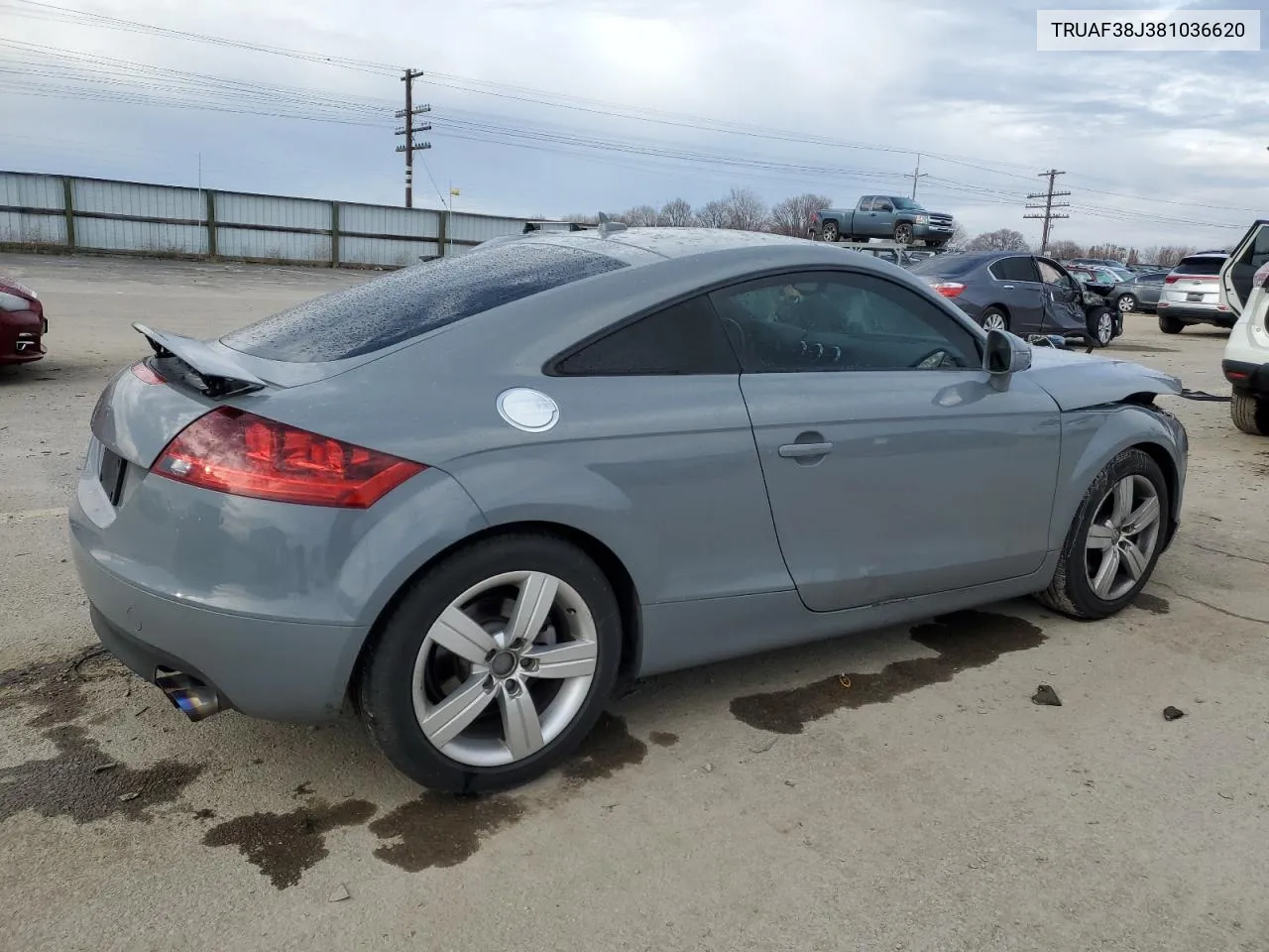 2008 Audi Tt 2.0T VIN: TRUAF38J381036620 Lot: 87733075