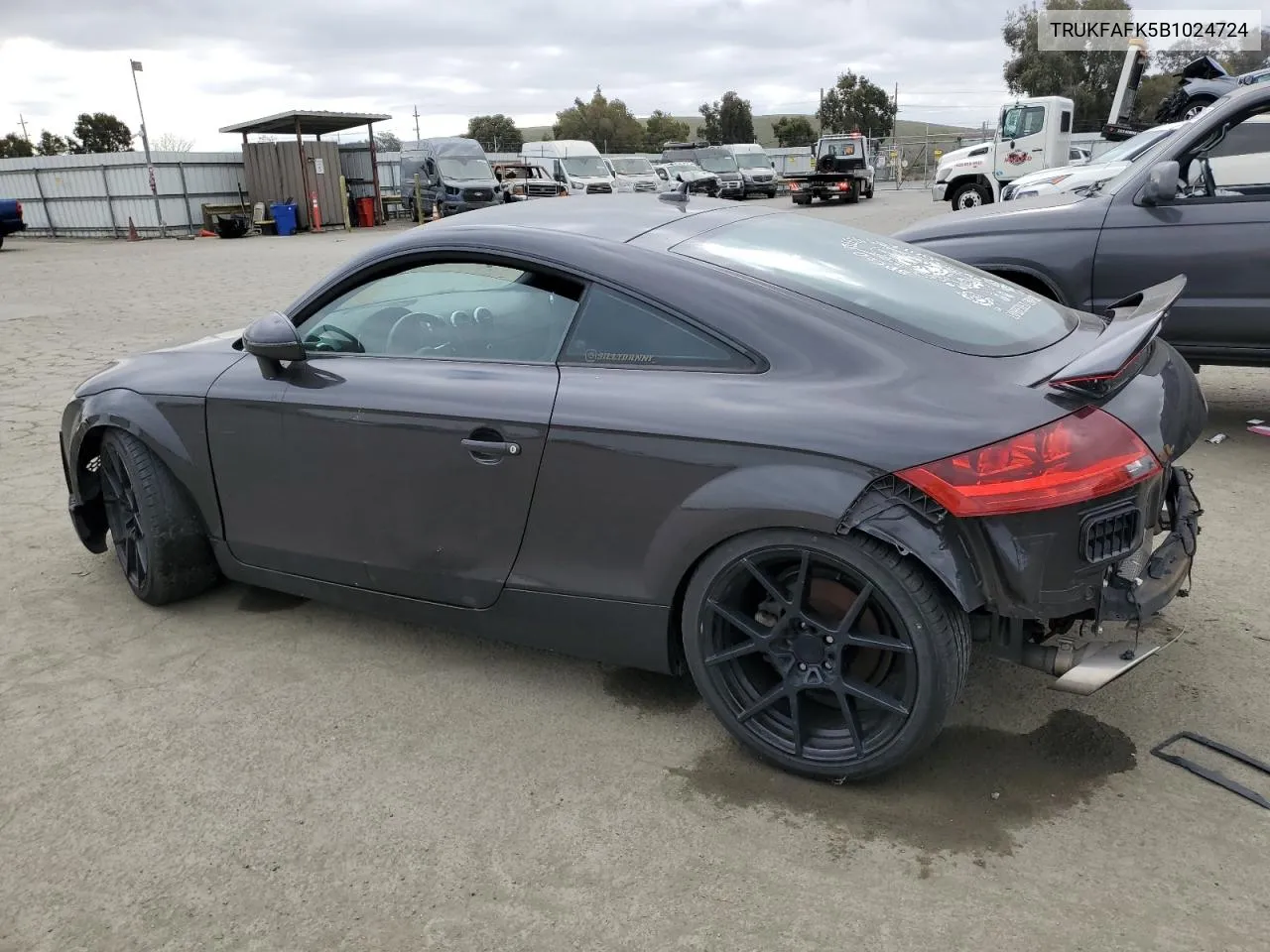 2011 Audi Tt Prestige VIN: TRUKFAFK5B1024724 Lot: 43160685
