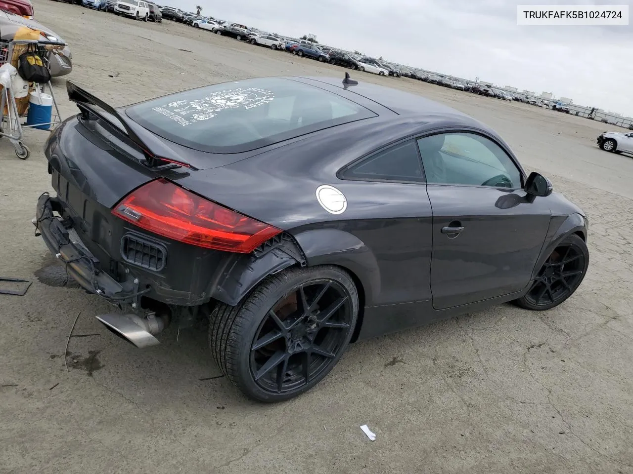 2011 Audi Tt Prestige VIN: TRUKFAFK5B1024724 Lot: 43160685