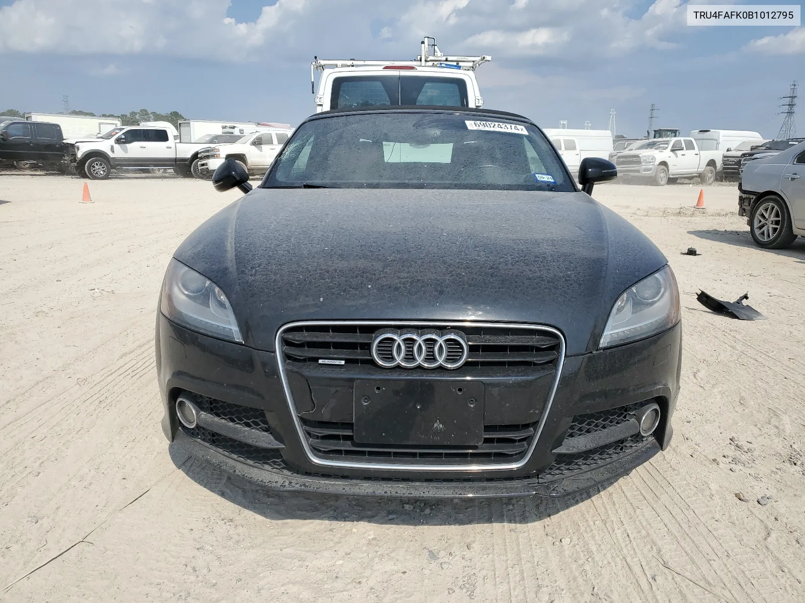 2011 Audi Tt Prestige VIN: TRU4FAFK0B1012795 Lot: 69024374