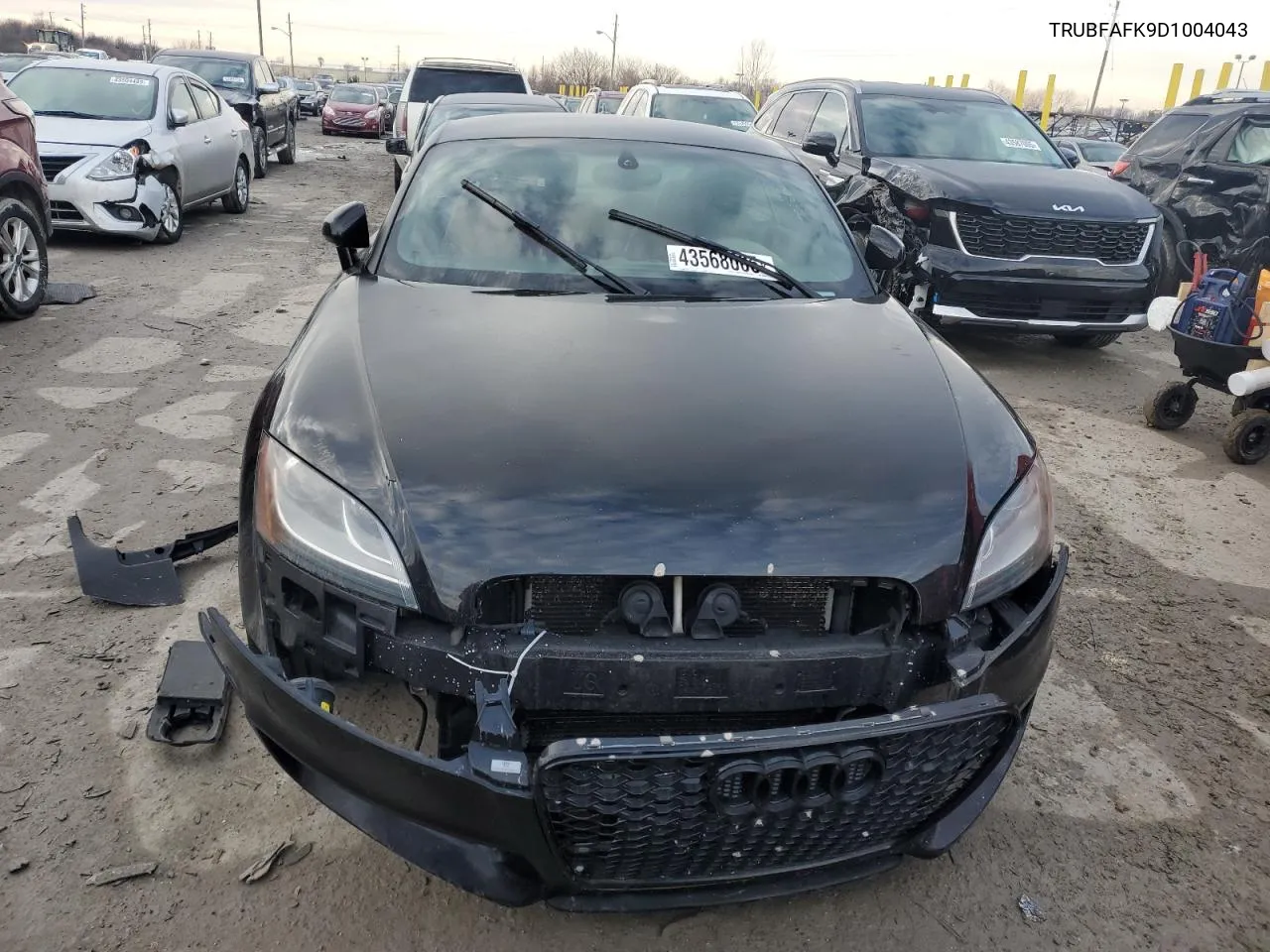 2013 Audi Tt Premium Plus VIN: TRUBFAFK9D1004043 Lot: 43568005