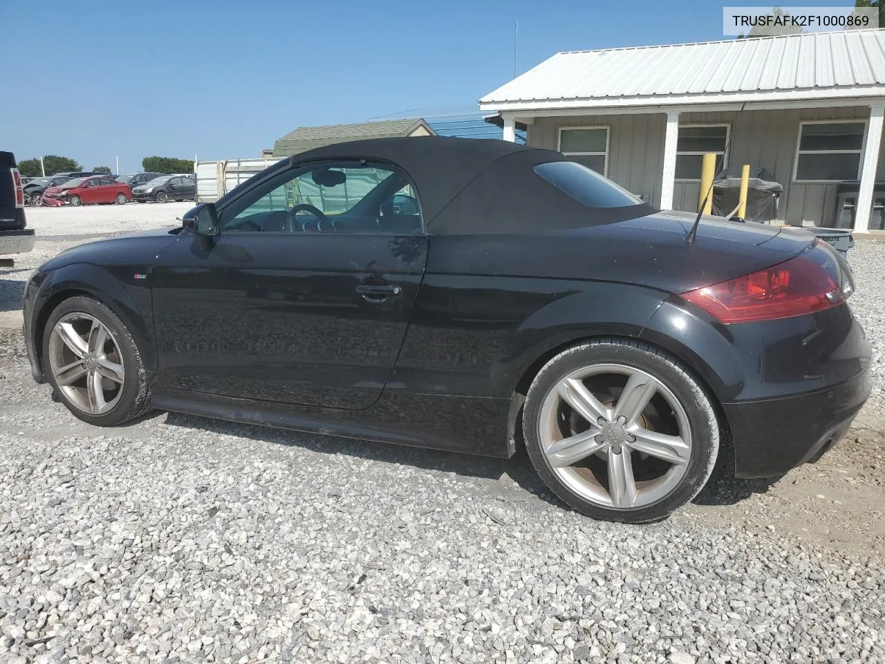 TRUSFAFK2F1000869 2015 Audi Tt