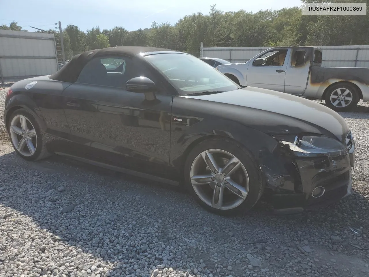 2015 Audi Tt VIN: TRUSFAFK2F1000869 Lot: 70765194