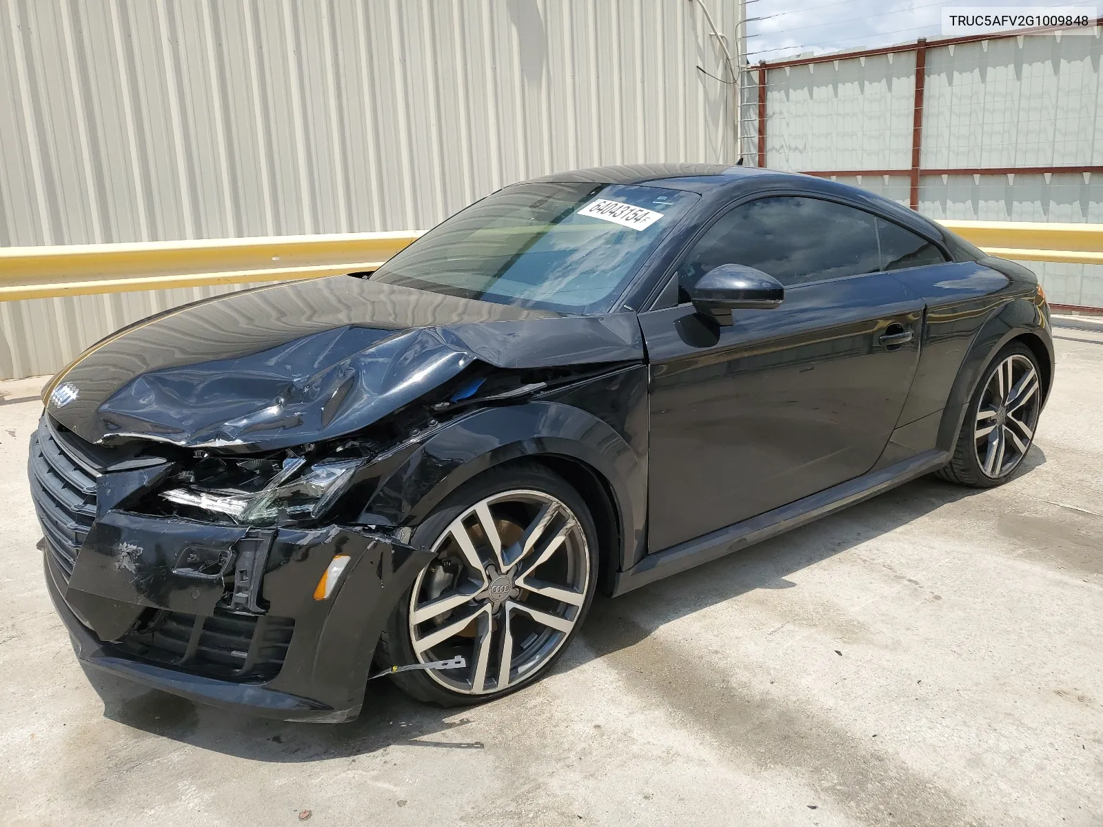 2016 Audi Tt VIN: TRUC5AFV2G1009848 Lot: 64043154