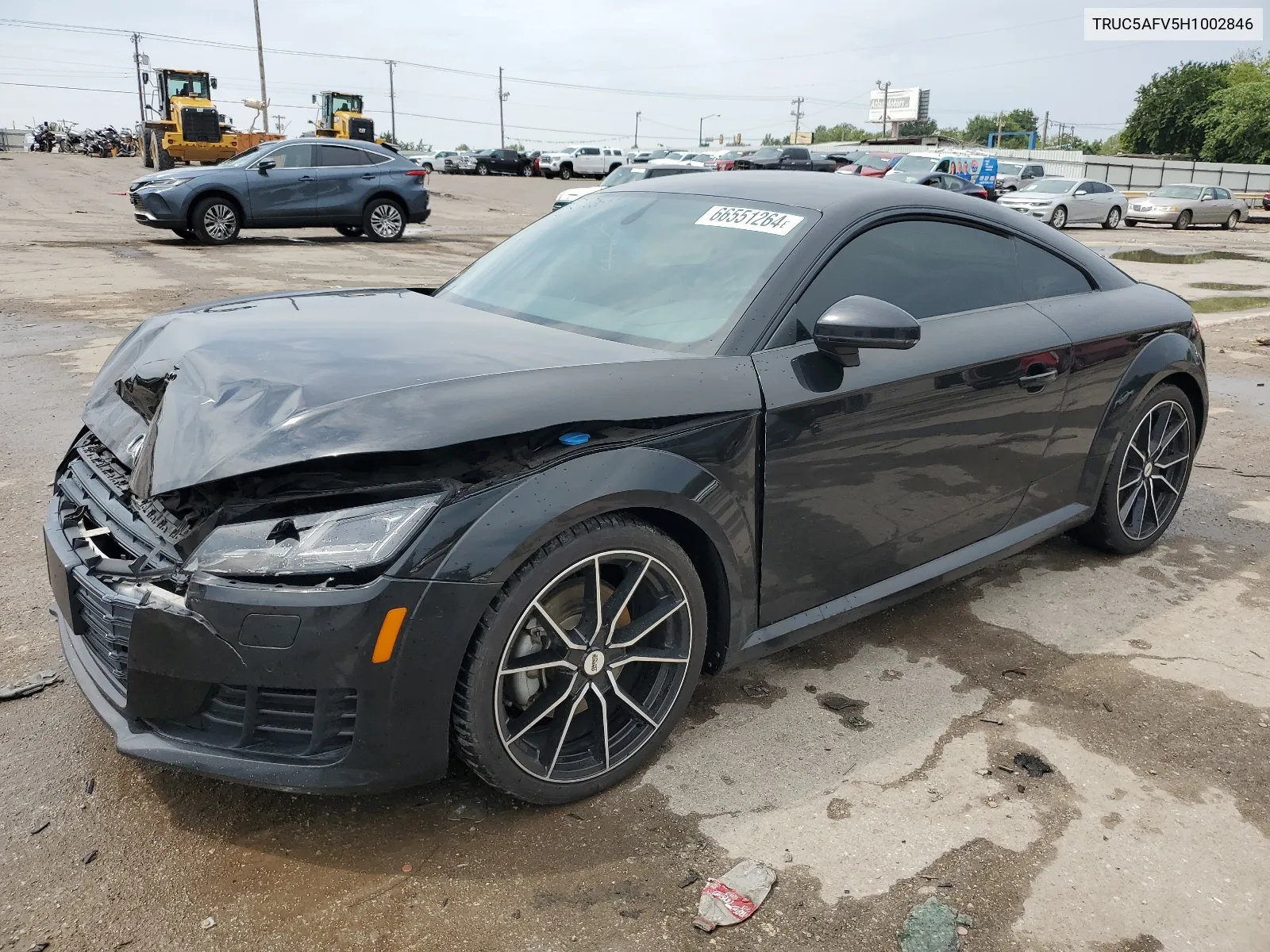 2017 Audi Tt VIN: TRUC5AFV5H1002846 Lot: 66551264