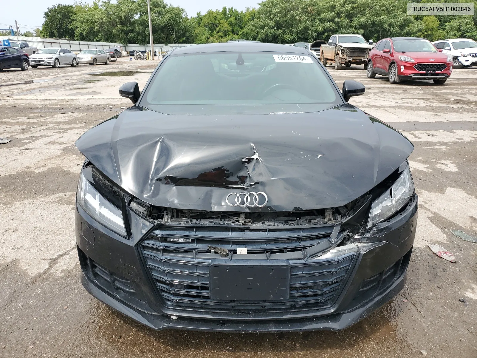 2017 Audi Tt VIN: TRUC5AFV5H1002846 Lot: 66551264