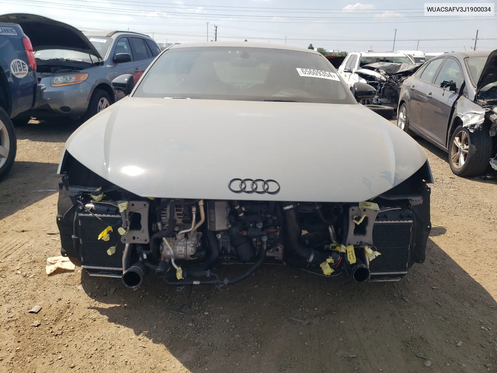 2018 Audi Tt Rs VIN: WUACSAFV3J1900034 Lot: 65609354