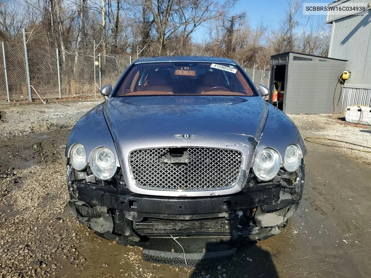 2006 Bentley Continental Flying Spur VIN: SCBBR53W16C034938 Lot: 41590526