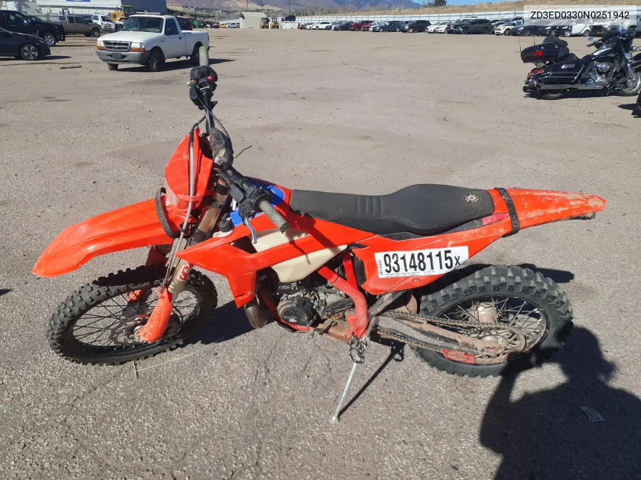 ZD3ED0330N0251942 2022 Beta Dirtbike