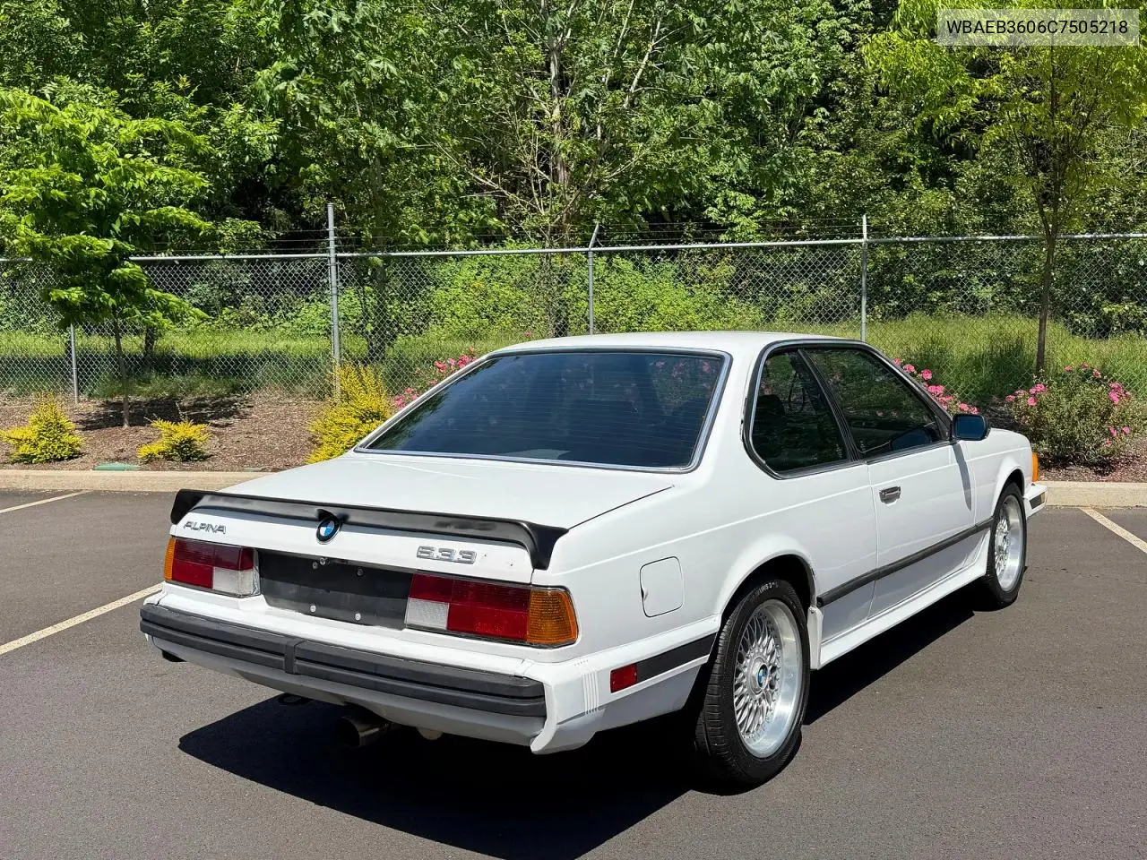 1982 BMW 633 Csi VIN: WBAEB3606C7505218 Lot: 53123136