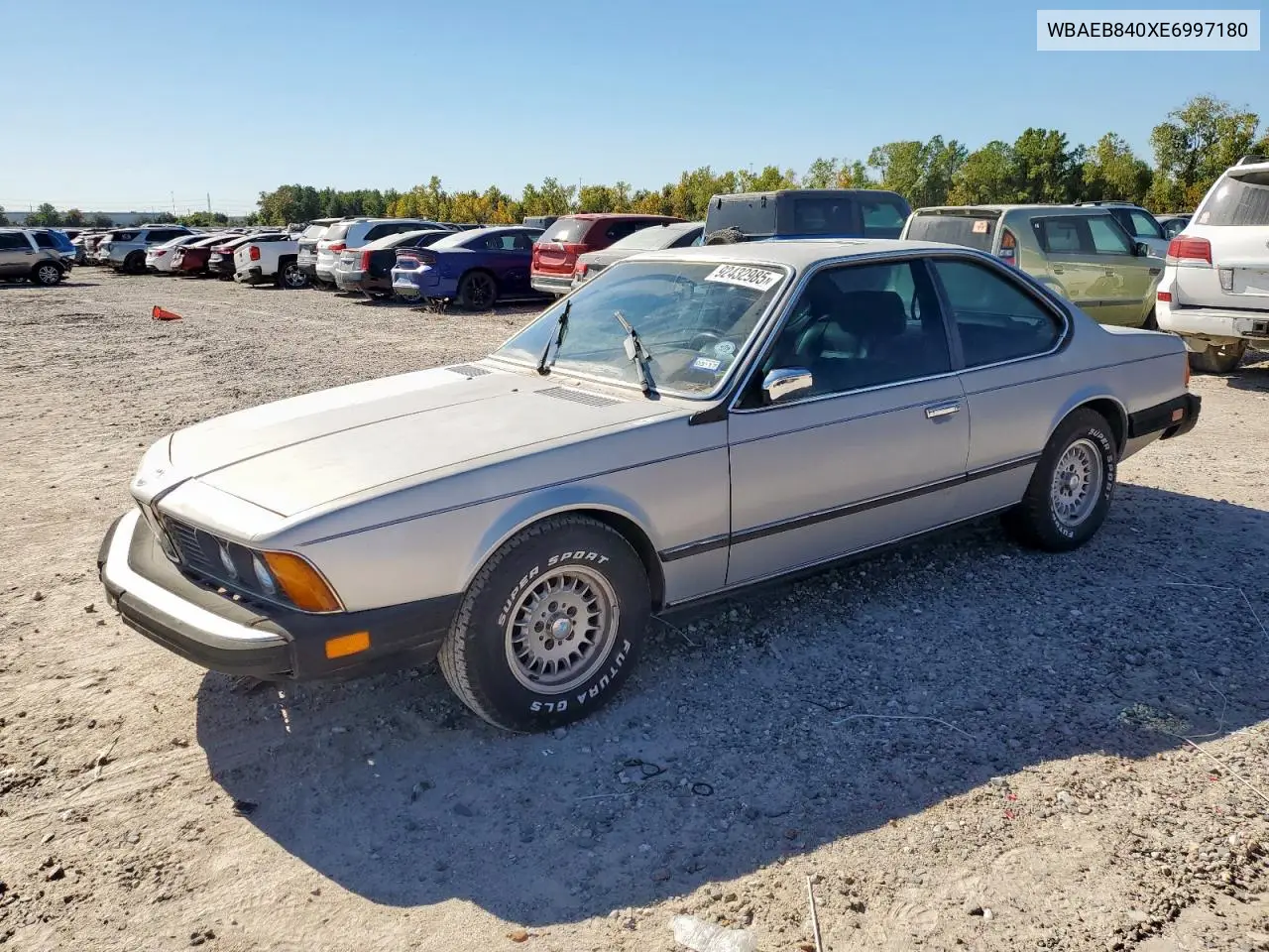 WBAEB840XE6997180 1984 BMW 633 Csi Automatic