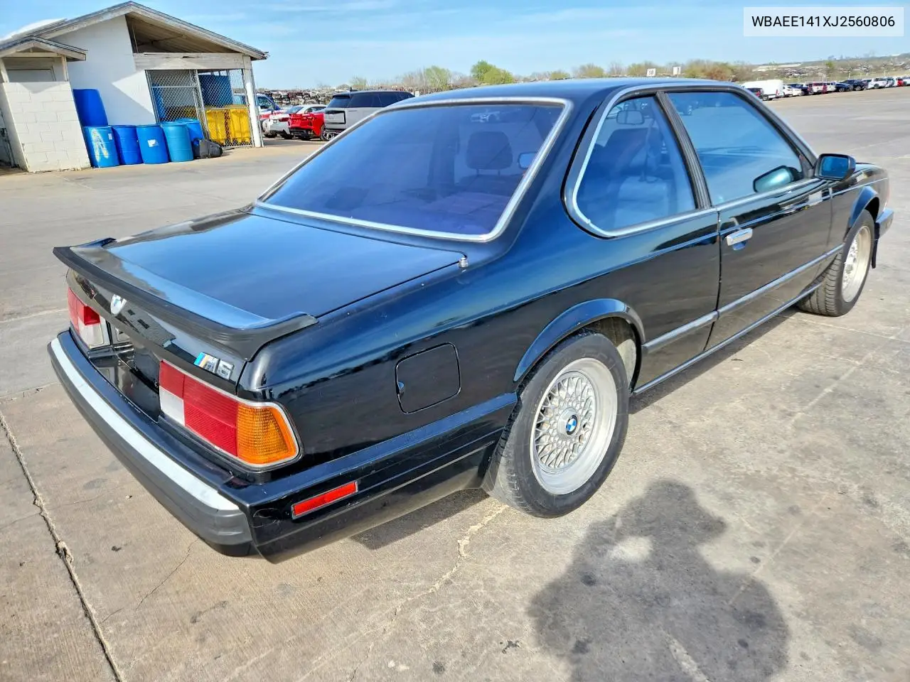 1988 BMW Motorrad M6 VIN: WBAEE141XJ2560806 Lot: 46528826
