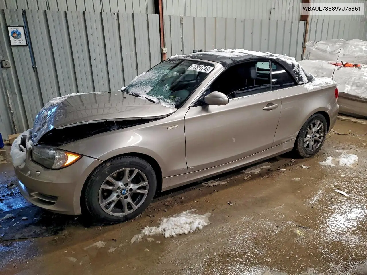 WBAUL73589VJ75361 2009 BMW 128 I