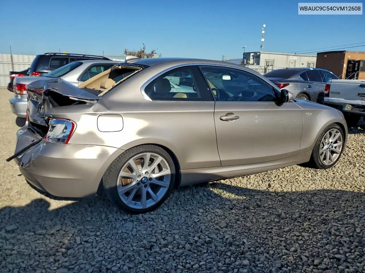 WBAUC9C54CVM12608 2012 BMW 135 I
