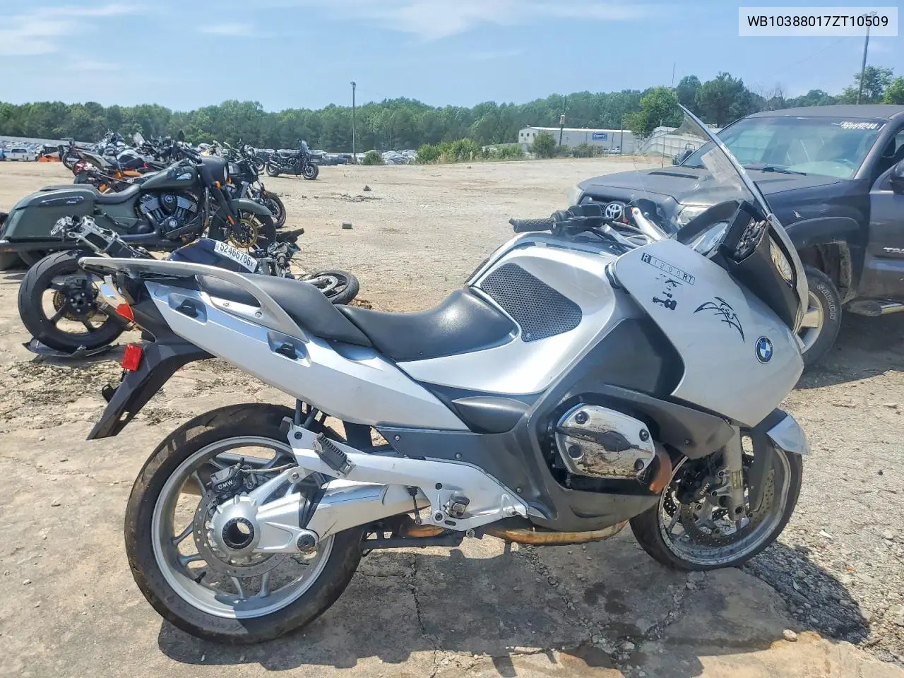 2007 BMW R1200 Rt VIN: WB10388017ZT10509 Lot: 53214076