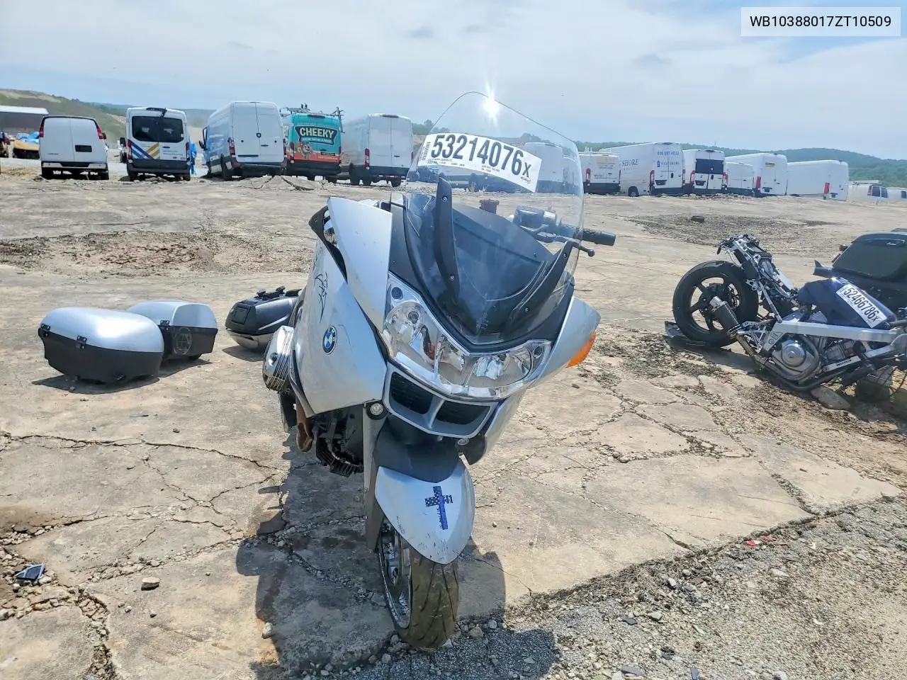 2007 BMW R1200 Rt VIN: WB10388017ZT10509 Lot: 53214076