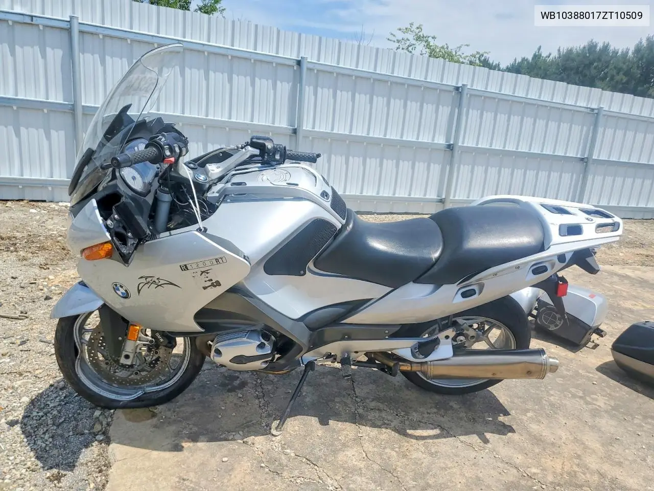 2007 BMW R1200 Rt VIN: WB10388017ZT10509 Lot: 53214076