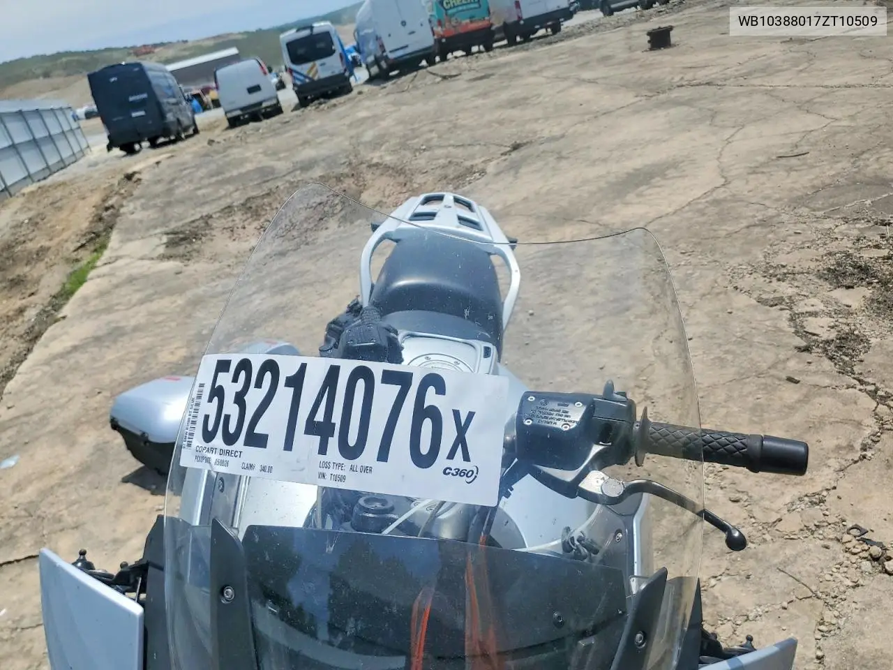 2007 BMW R1200 Rt VIN: WB10388017ZT10509 Lot: 53214076