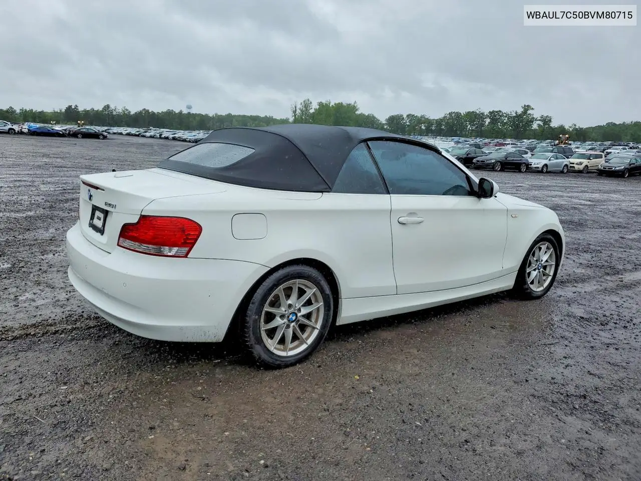 2011 BMW 128 I VIN: WBAUL7C50BVM80715 Lot: 54676176
