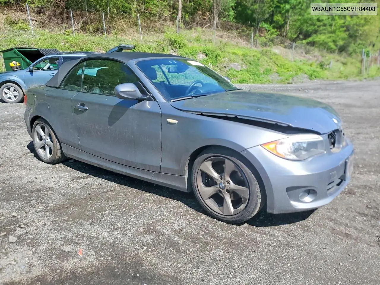2012 BMW 128 I VIN: WBAUN1C55CVH84408 Lot: 52556806