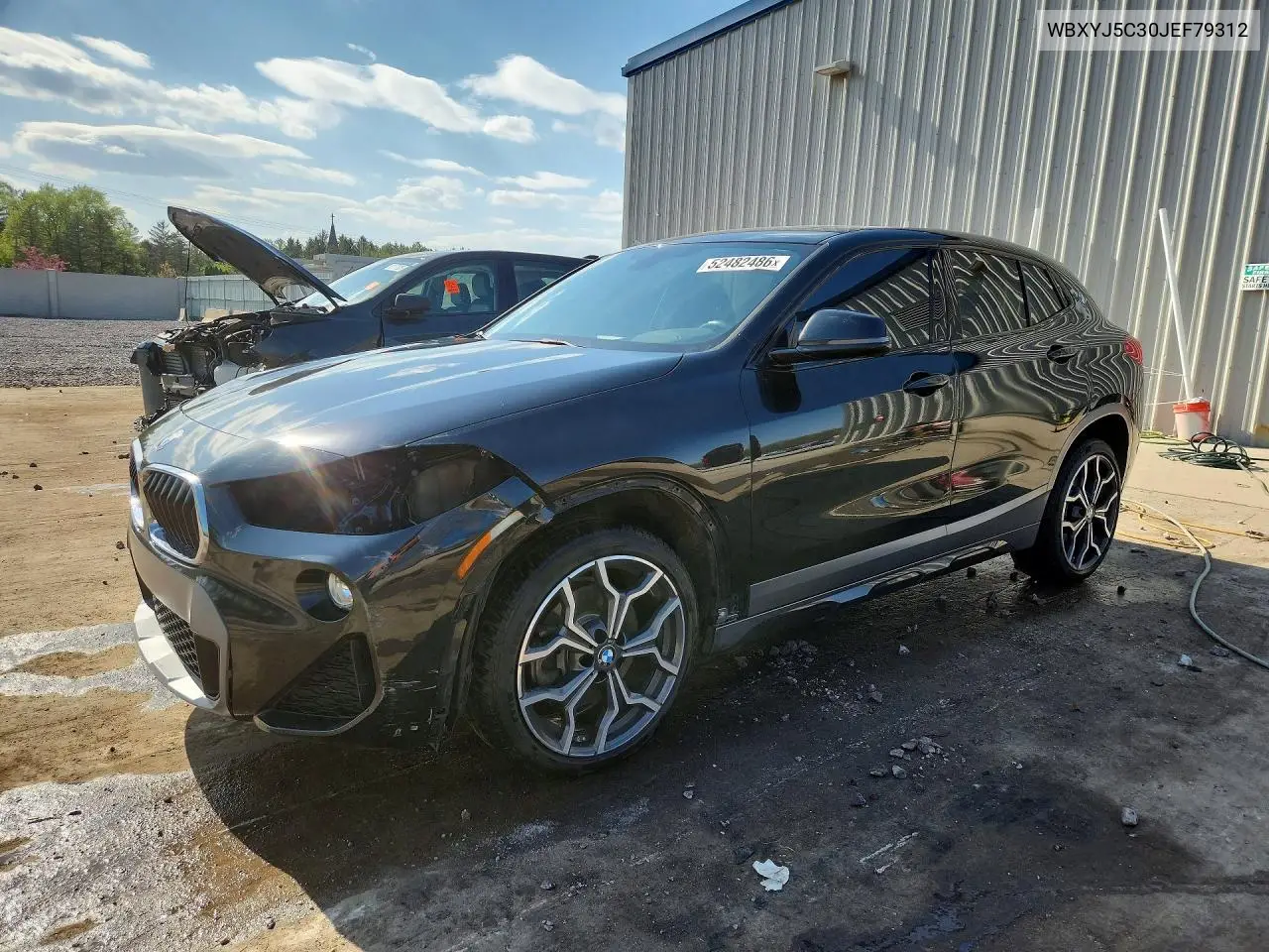 2018 BMW X2 xDrive28I VIN: WBXYJ5C30JEF79312 Lot: 52482486