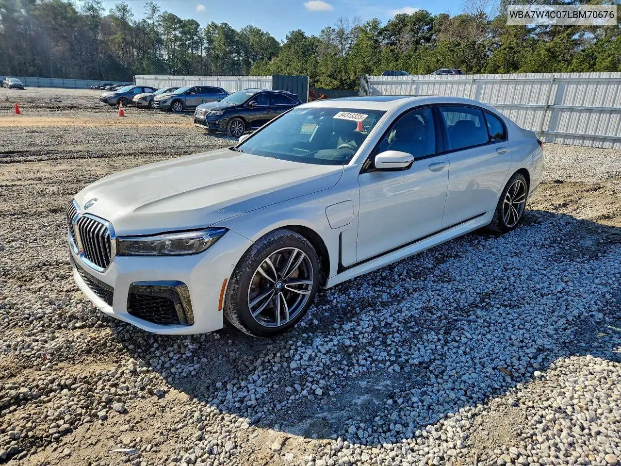 WBA7W4C07LBM70676 2020 BMW 745Xe