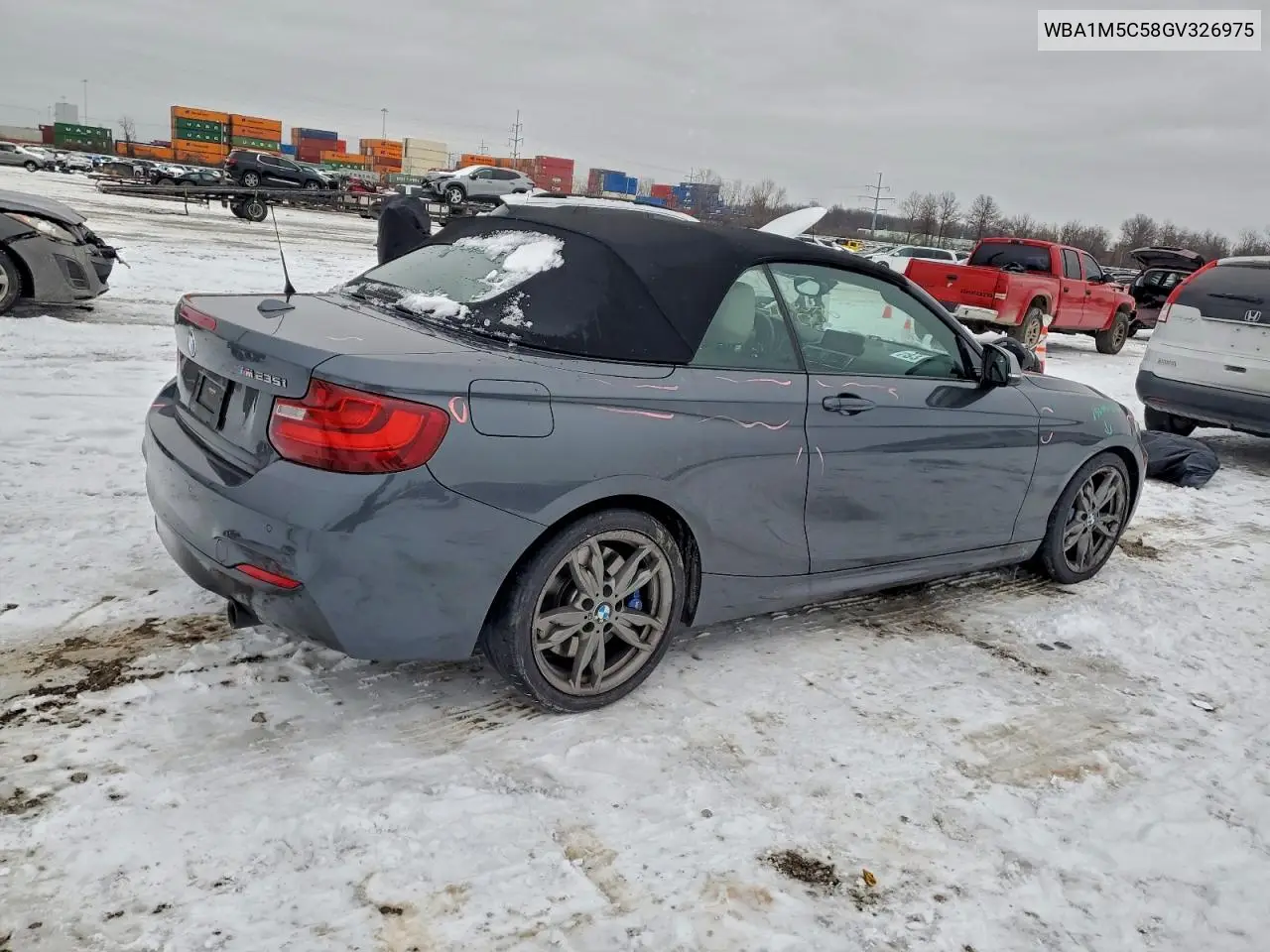 WBA1M5C58GV326975 2016 BMW M235Xi