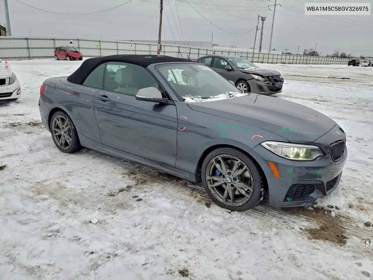 WBA1M5C58GV326975 2016 BMW M235Xi