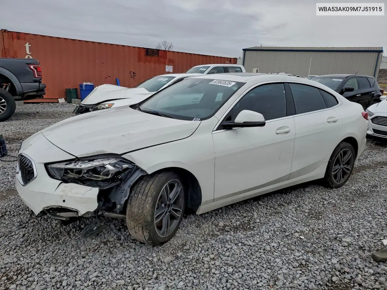 WBA53AK09M7J51915 2021 BMW 228I