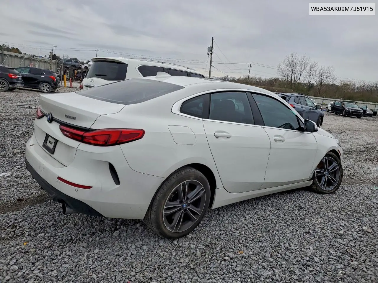 WBA53AK09M7J51915 2021 BMW 228I